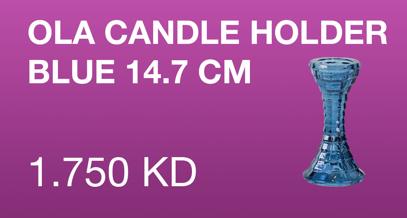 Accessories Under 5 KD - OLA CANDLE HOLDER@1.750 KD